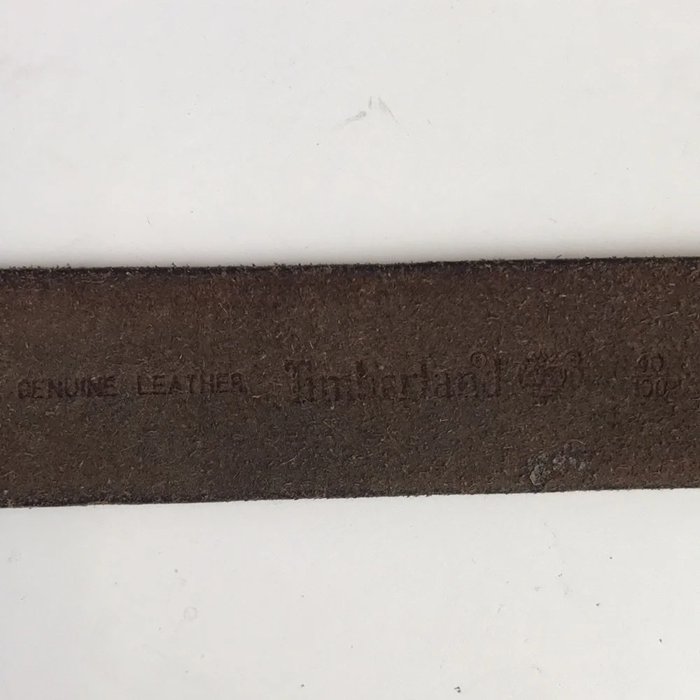 Timberland Men’s Genuine Leather Brown Belt Size 40